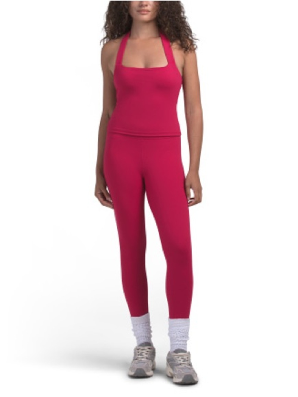 WILO *Sold OUT* NWT {$146} L Women’s Leggings/Tank SET Color: Raspberry